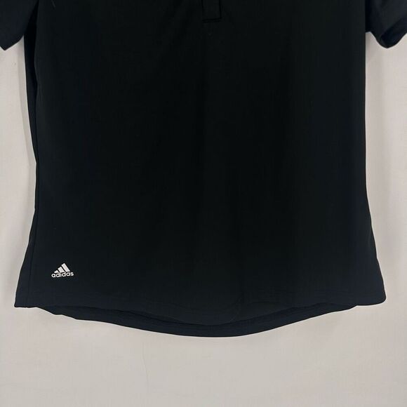 NWT Adidas Trump National Primegreen Performance Golf Polo Shirt Black Large Wom - Picture 9 of 14